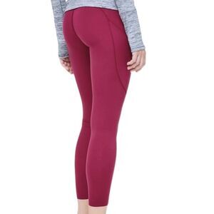 Lululemon Fast & Free 7/8 Tight II Nulux 25" Inseam Star Ruby Size 8